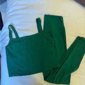 Emerald Green Women's Leggings Set